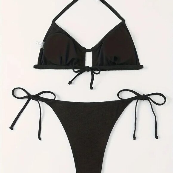2 Piece Set Bikini Swimsuits, - Picture 5 of 6